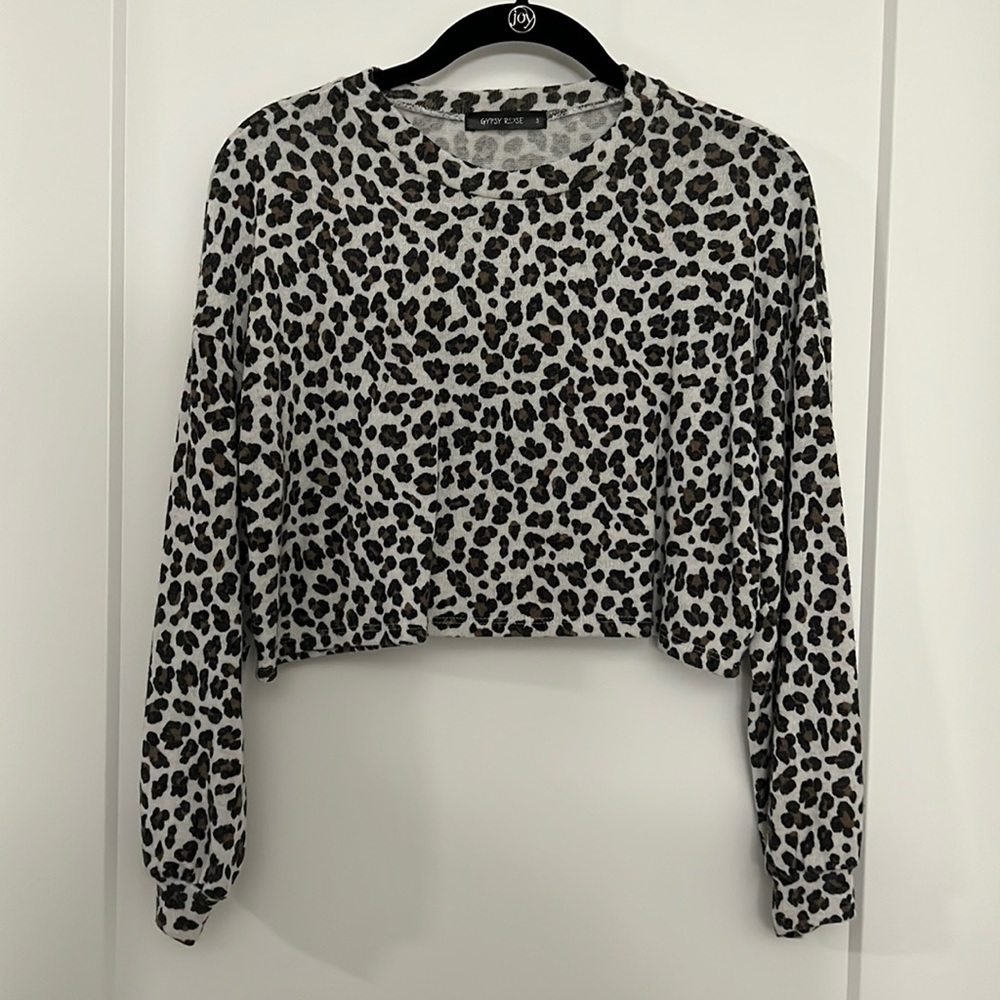 Gypsy Rose Cheetah Crop Top